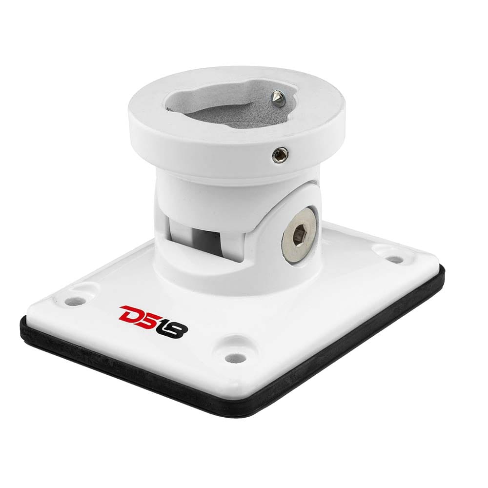 DS18 HYDRO Universal Flat Swivel Mount - White [FLMBPS/WHV2] - The Happy Skipper