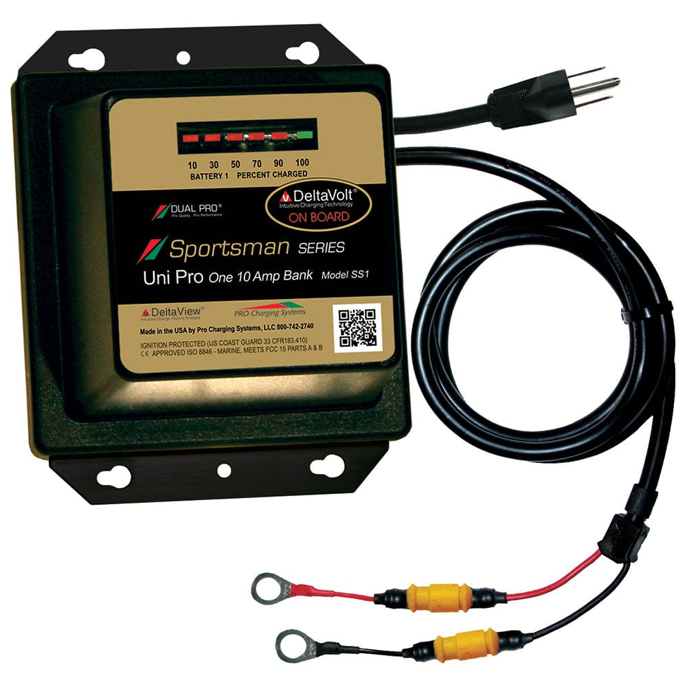 Dual Pro Sportsman Series Battery Charger - 10A - 1-Bank - 12V [SS1] - The Happy Skipper