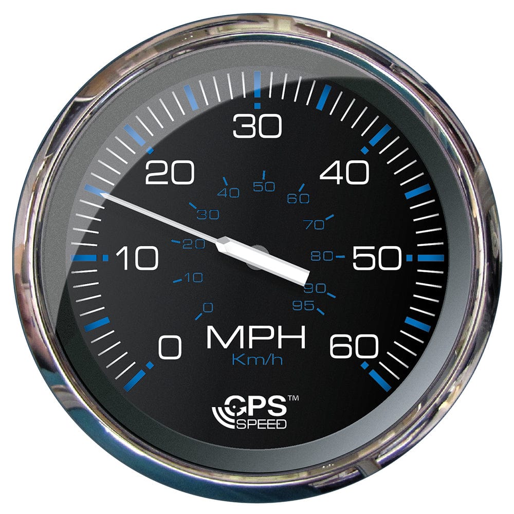 Faria Chesapeake Black 5" Studded Speedometer - 60 MPH (GPS) [33761] - The Happy Skipper