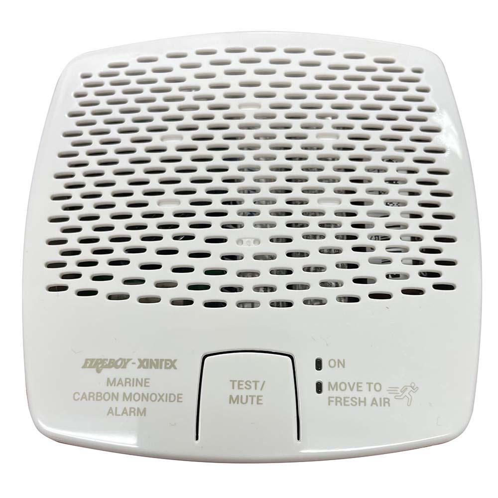 Fireboy-Xintex CO Alarm 12/24V DC w/Interconnect - White [CMD6-MDR-R] - The Happy Skipper