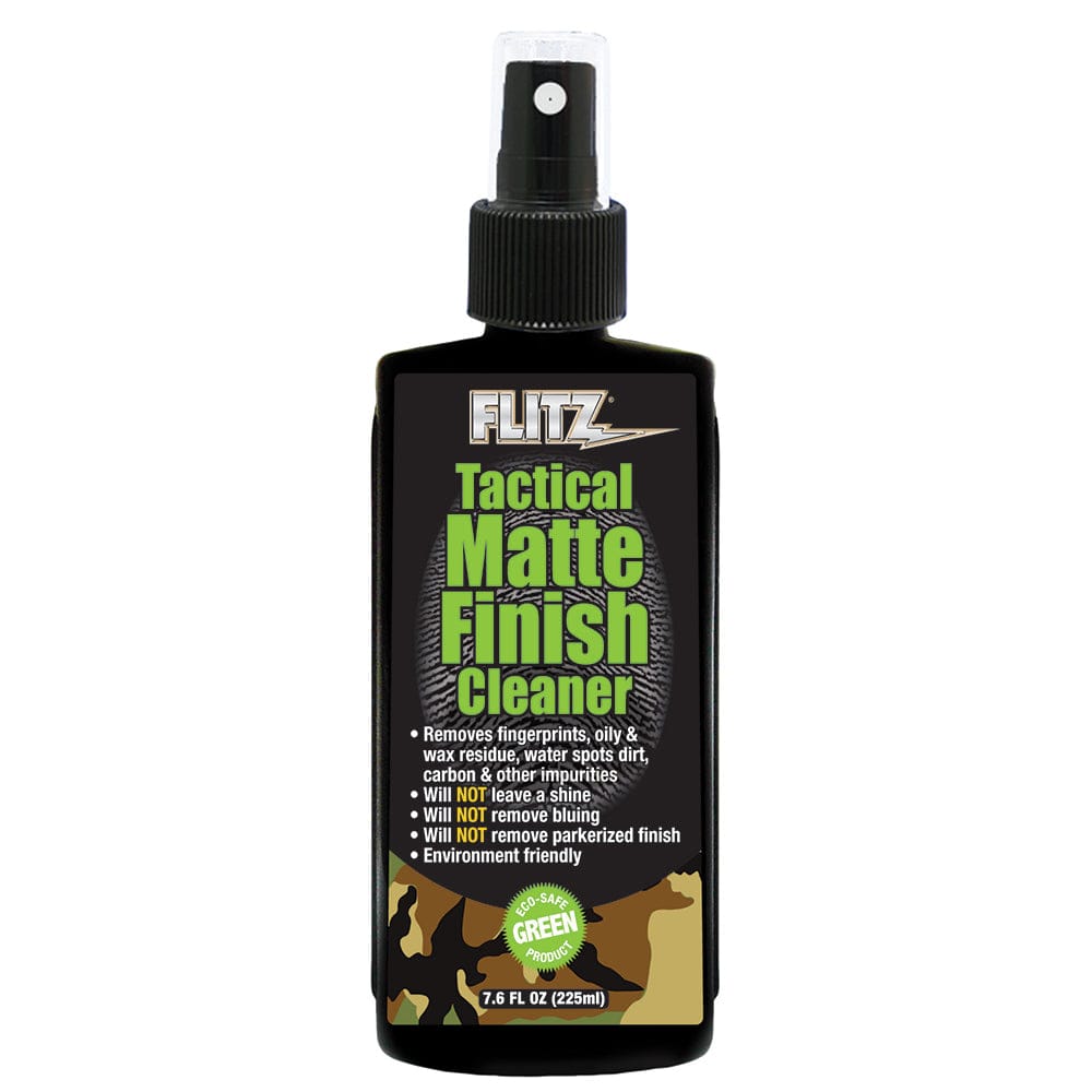 Flitz Tactical Matte Finish Cleaner - 7.6oz Spray [TM 81585] - The Happy Skipper