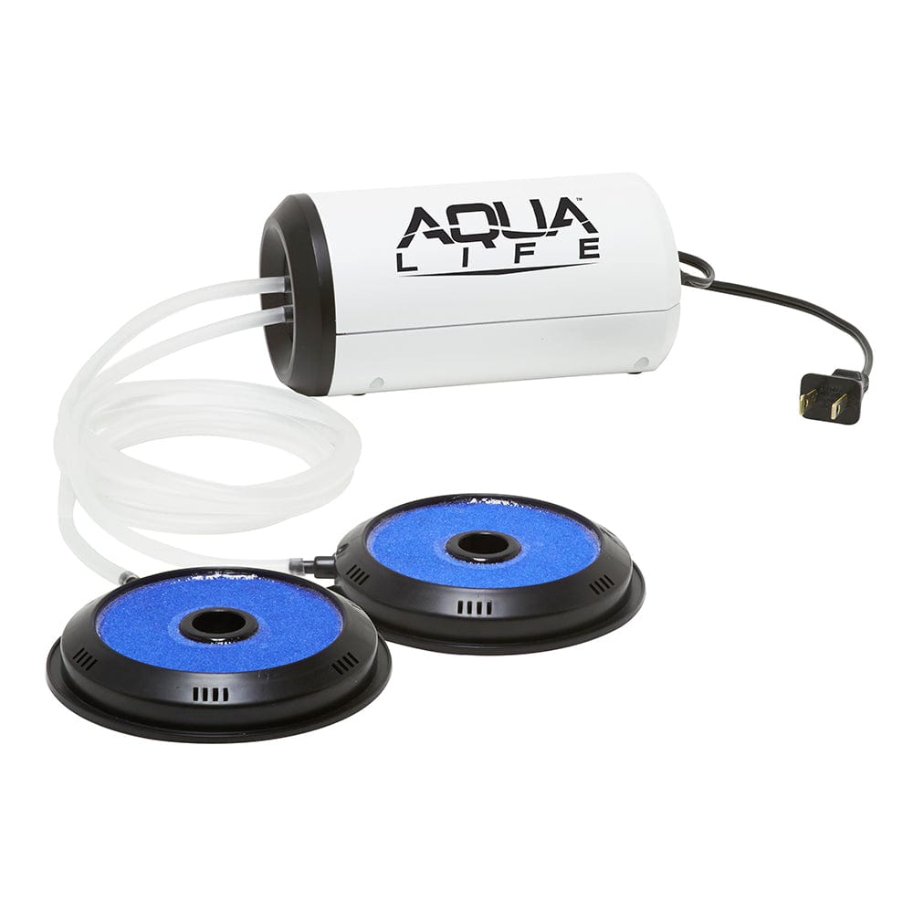 Frabill Aqua-Life Aerator Dual Output 110V - Greater Than 100 Gallons [14212] - The Happy Skipper
