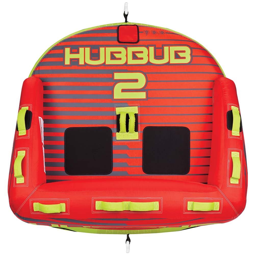 Full Throttle Hubbub 2 Towable Tube - 2 Rider - Red [303400-100-002-21] - The Happy Skipper