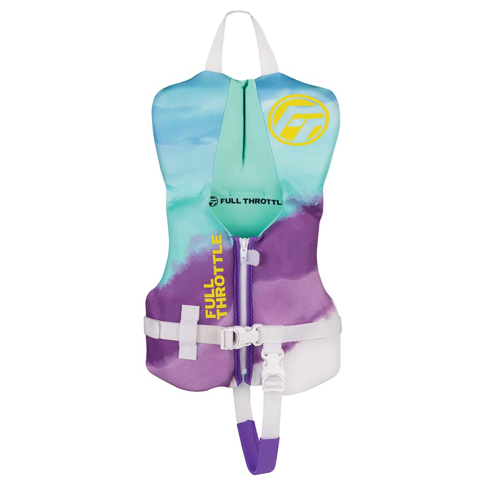 Full Throttle Infant Rapid-Dry Flex-Back Life Jacket - Aqua [142200-505-000-22] - The Happy Skipper