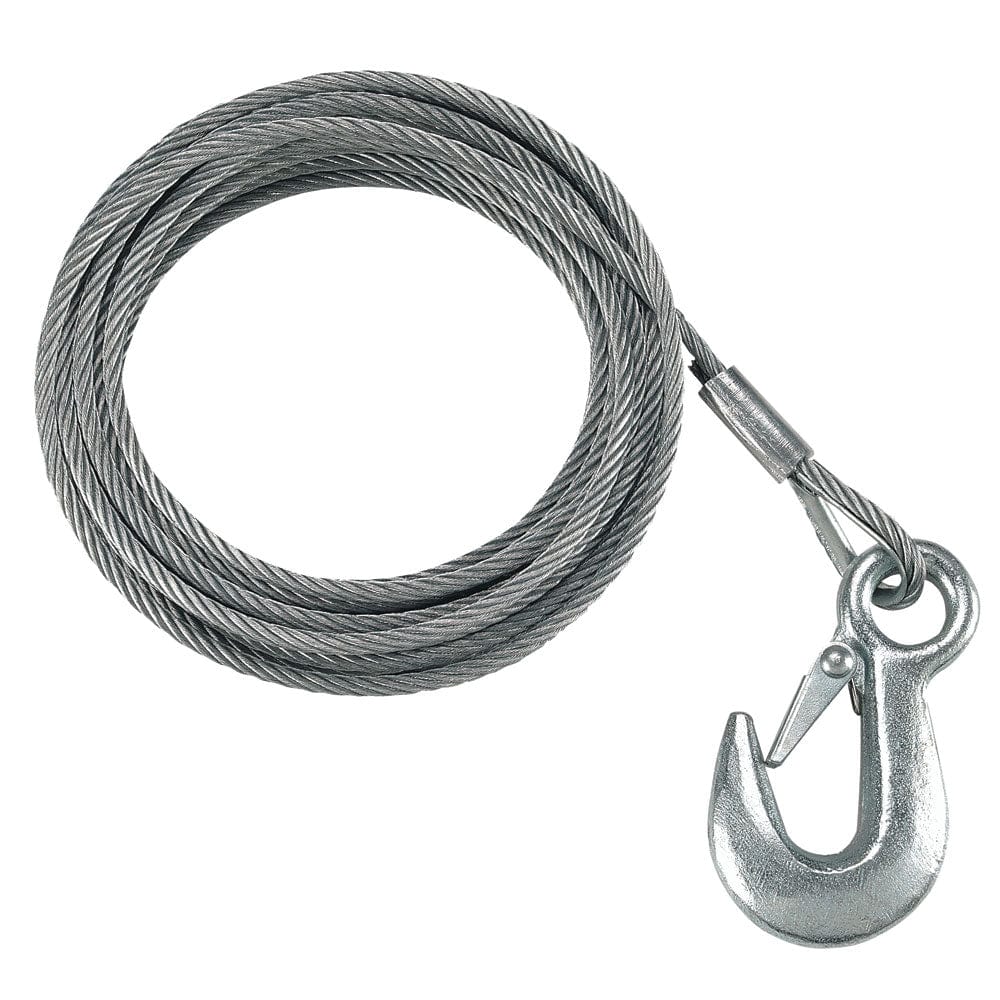 Fulton 3/16" x 25' Galvanized Winch Cable - 4,200 lbs. Breaking Strength [WC325 0100] - The Happy Skipper