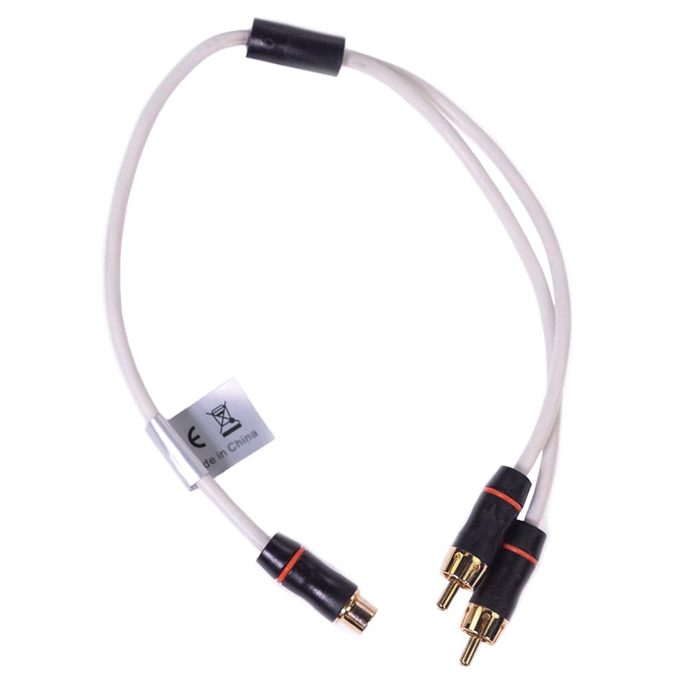 Fusion Performance RCA Cable Splitter - 1 Female to 2 Male - .9 [010-12621-00] - The Happy Skipper