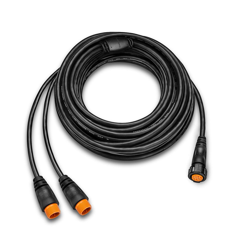Garmin 12-Pin Transducer Y-Cable Port/Starboard - 10m [010-12225-00] - The Happy Skipper