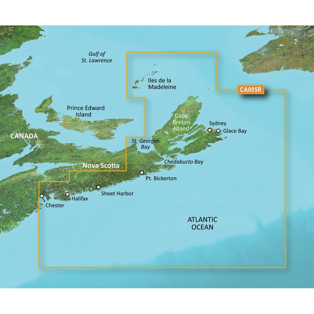 Garmin BlueChart g3 Vision HD - VCA005R - Halifax - Cape Breton - microSD/SD [010-C0691-00] - The Happy Skipper