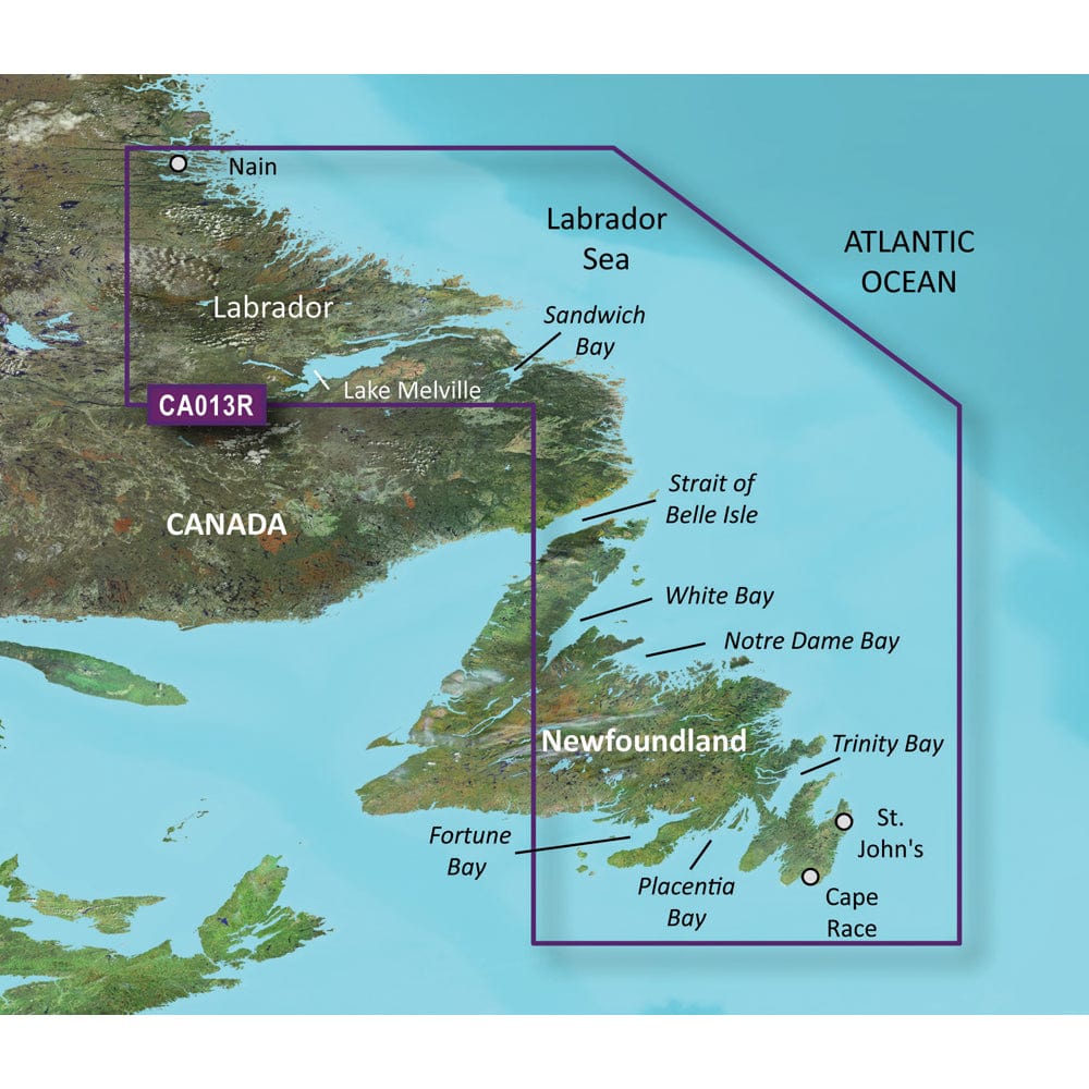 Garmin BlueChart g3 Vision HD - VCA013R - Labrador Coast - microSD/SD [010-C0698-00] - The Happy Skipper