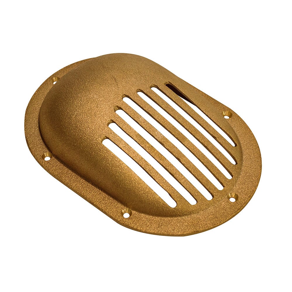GROCO Bronze Clam Shell Style Hull Strainer f/Up To 2-1/2" Thru Hull [SC-2500-L] - The Happy Skipper