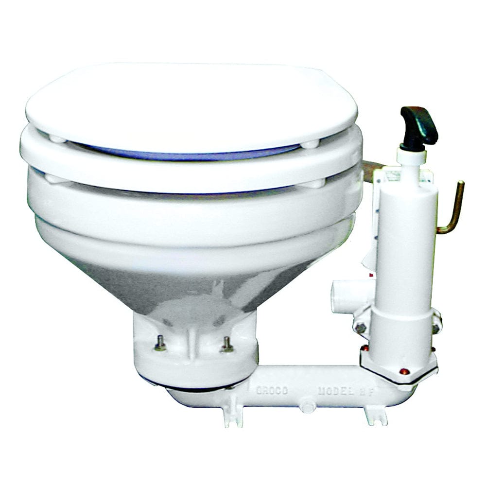 GROCO HF Series Hand Operated Marine Toilet [HF-B] - The Happy Skipper