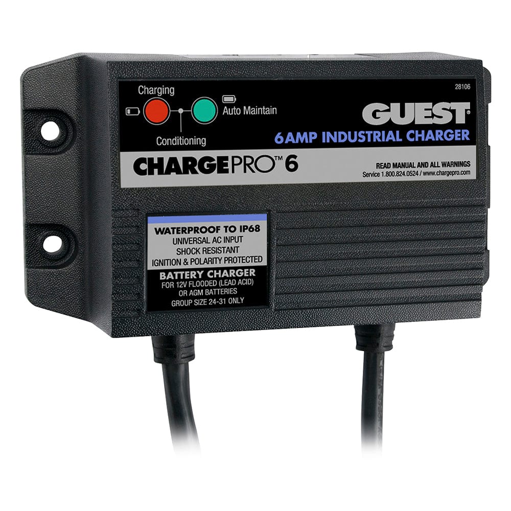 Guest 6A/12V 1 Bank 120V Input On-Board Battery Charger [28106] - The Happy Skipper
