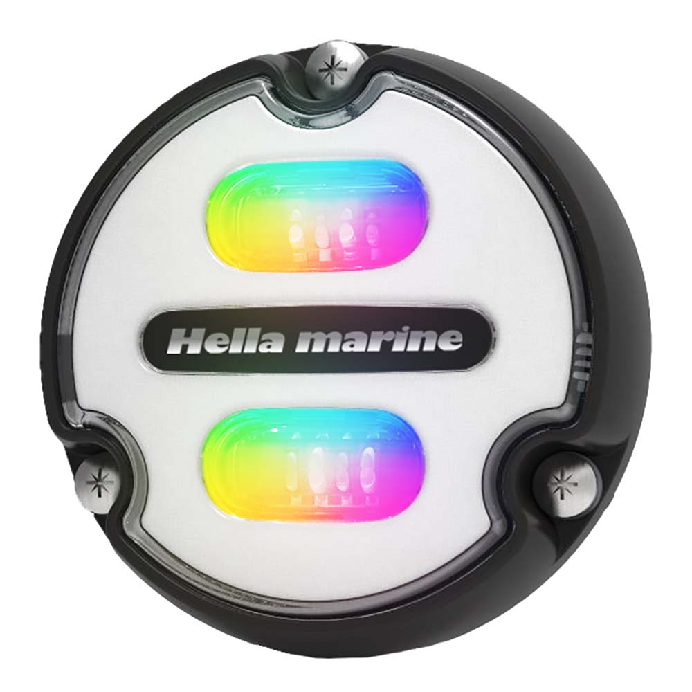 Hella Marine Apelo A1 RGB Underwater Light - 1800 Lumens - Black Housing - White Lens [016146-011] - The Happy Skipper