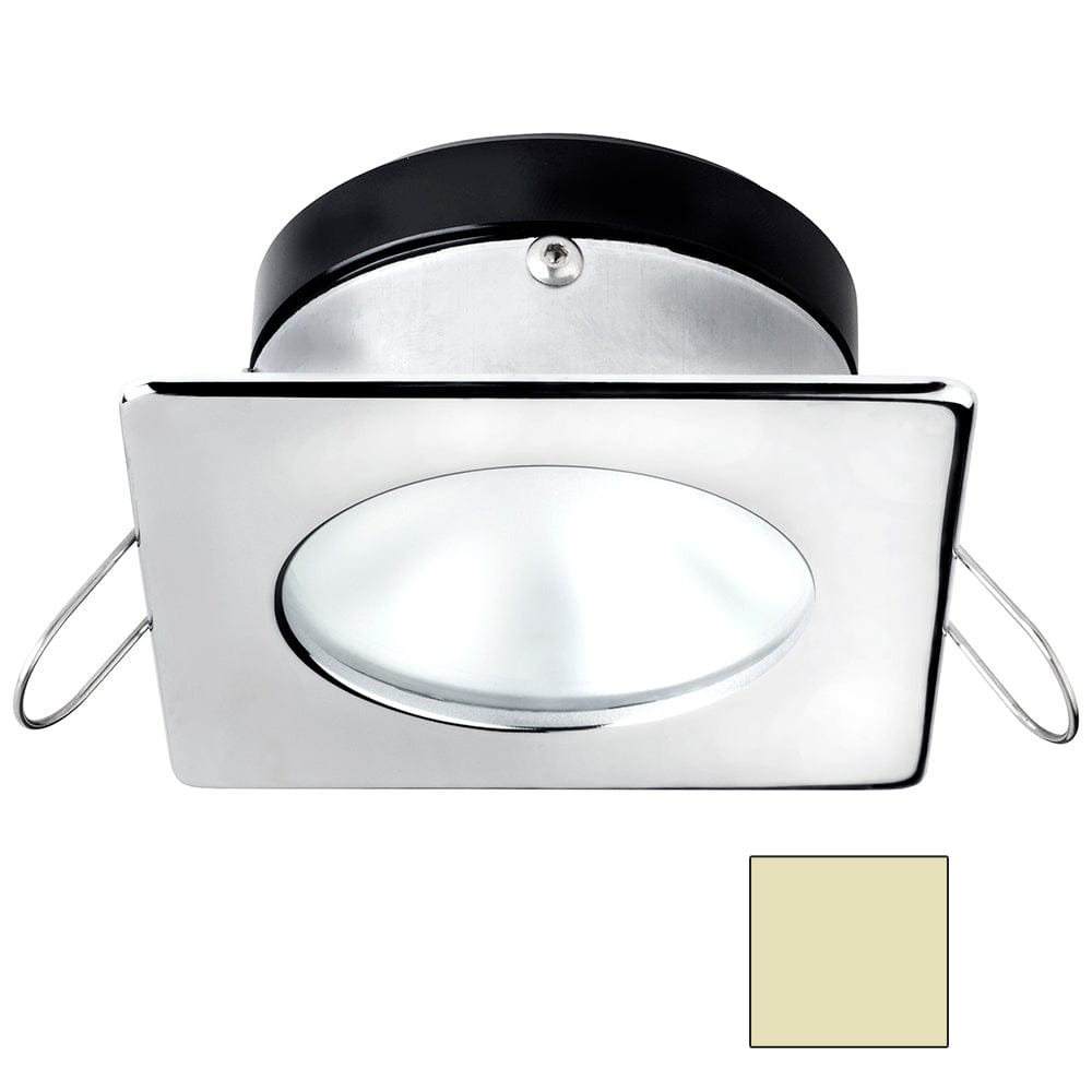 i2Systems Apeiron A1110Z - 4.5W Spring Mount Light - Square/Round - Warm White - Chrome Finish [A1110Z-12CAB] - The Happy Skipper