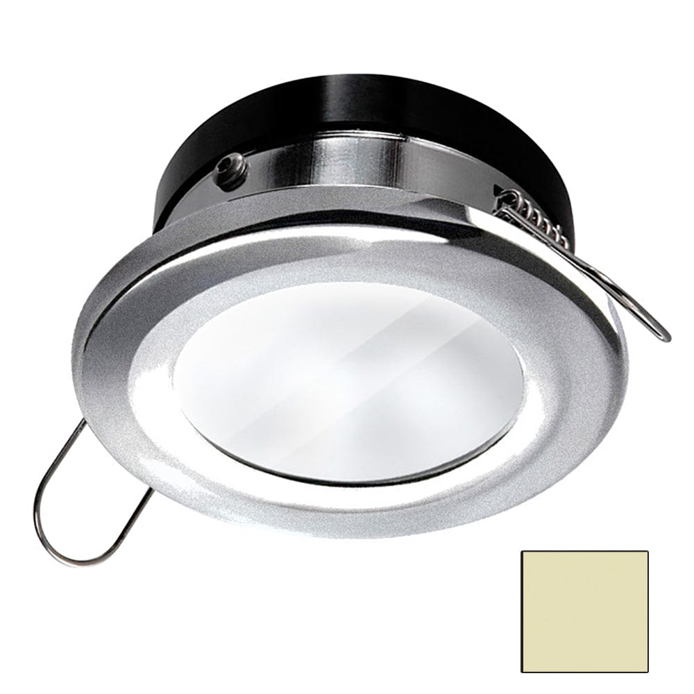 i2Systems Apeiron A1110Z Spring Mount Light - Round - Warm White - Brushed Nickel Finish [A1110Z-41CAB] - The Happy Skipper