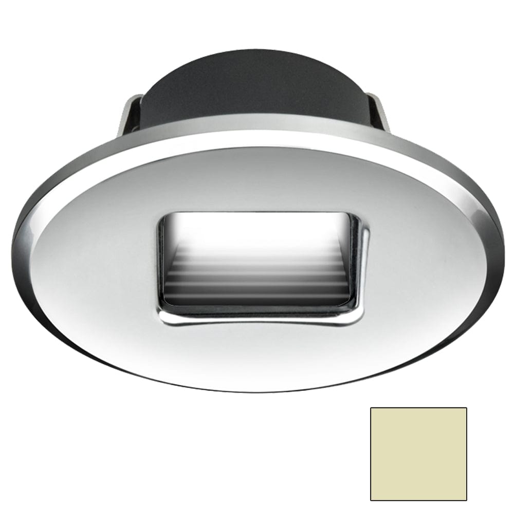 I2Systems Ember E1150Z Snap-In - Polished Chrome - Oval - Warm White Light [E1150Z-13CAB] - The Happy Skipper