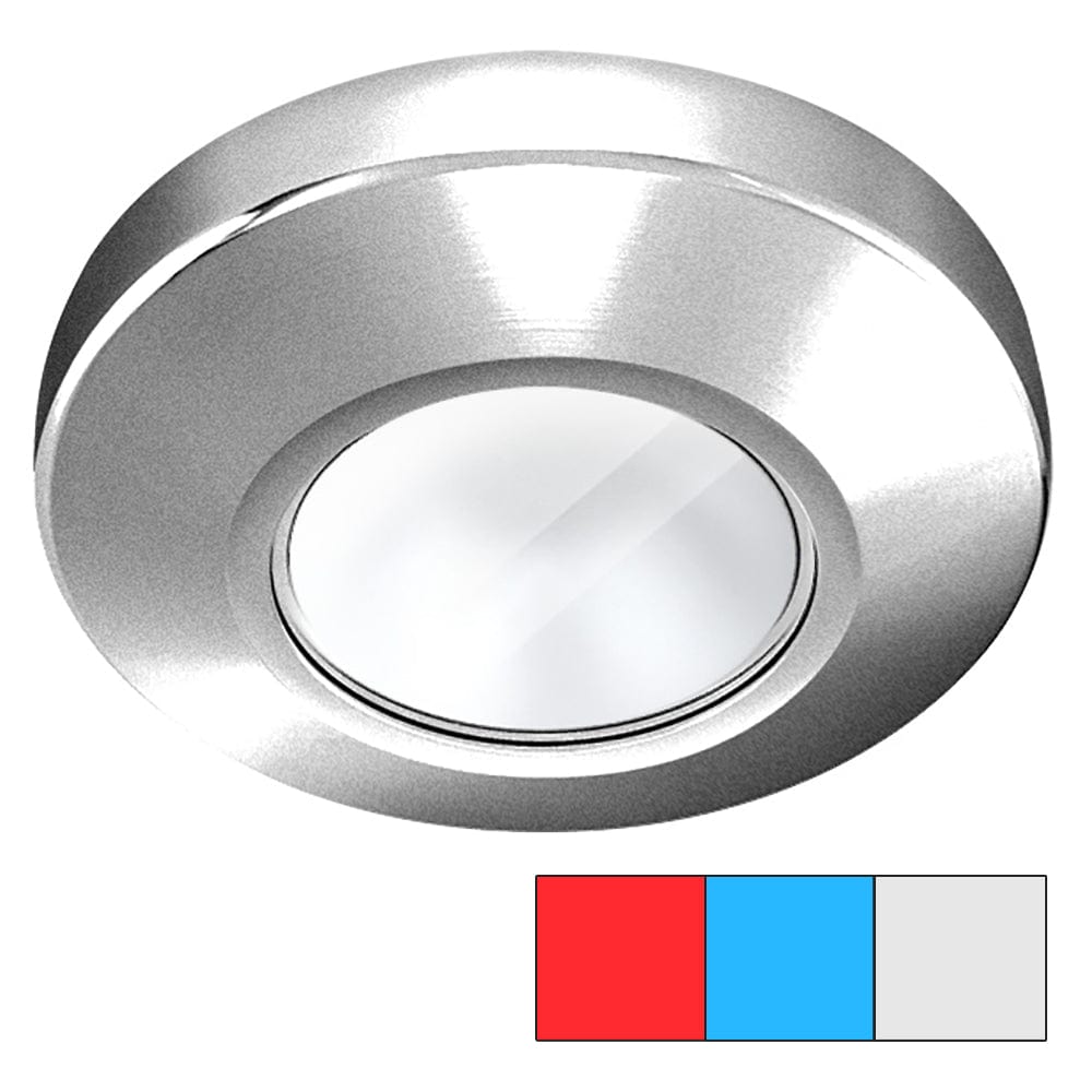 i2Systems Profile P1120 Tri-Light Surface Light - Red, Cool White Blue - Brushed Nickel Finish [P1120Z-41HAE] - The Happy Skipper