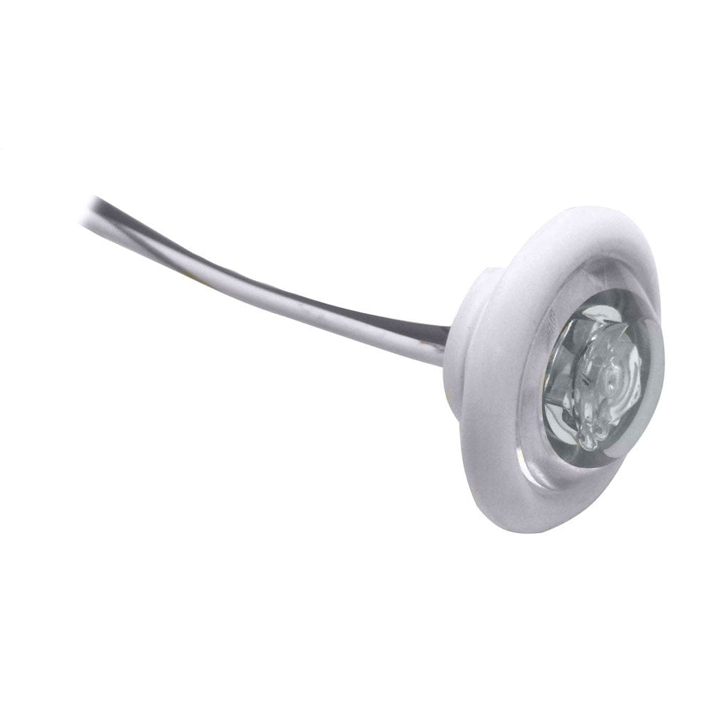 Innovative Lighting LED Bulkhead/Livewell Light "The Shortie" White LED w/ White Grommet [011-5540-7] - The Happy Skipper