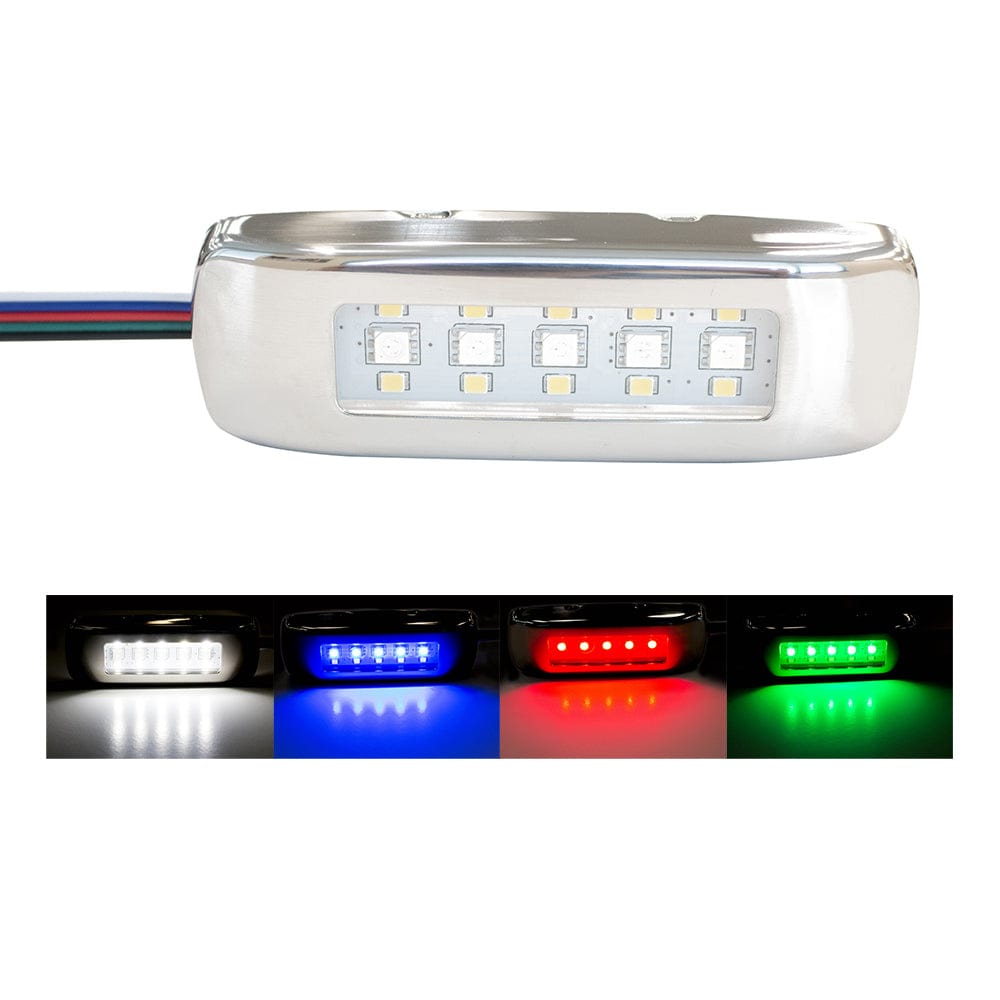 Innovative Lighting RGBW Tri-Lite w/Stainless Steel Bezel [055-43250-7] - The Happy Skipper