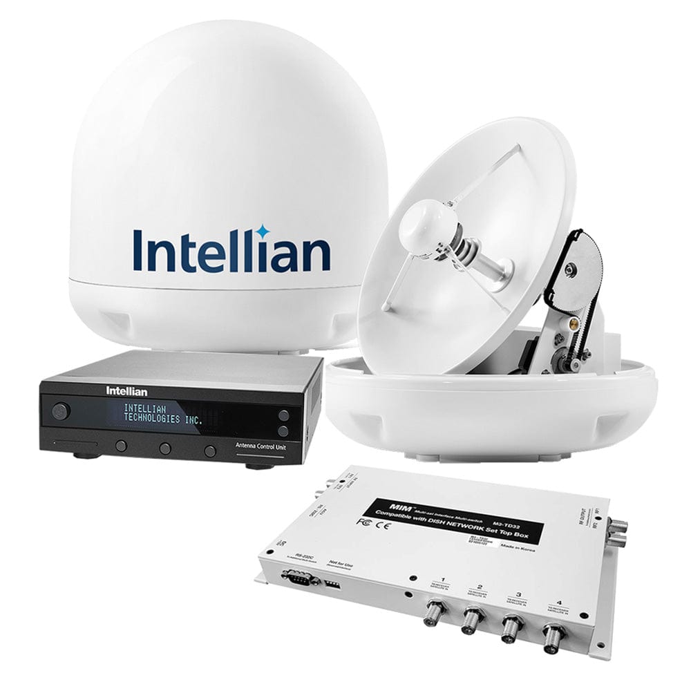 Intellian i3 US System w/DISH/Bell MIM-2 (w/3M RG6 Cable) 15M RG6 Cable [B4-309DN2] - The Happy Skipper