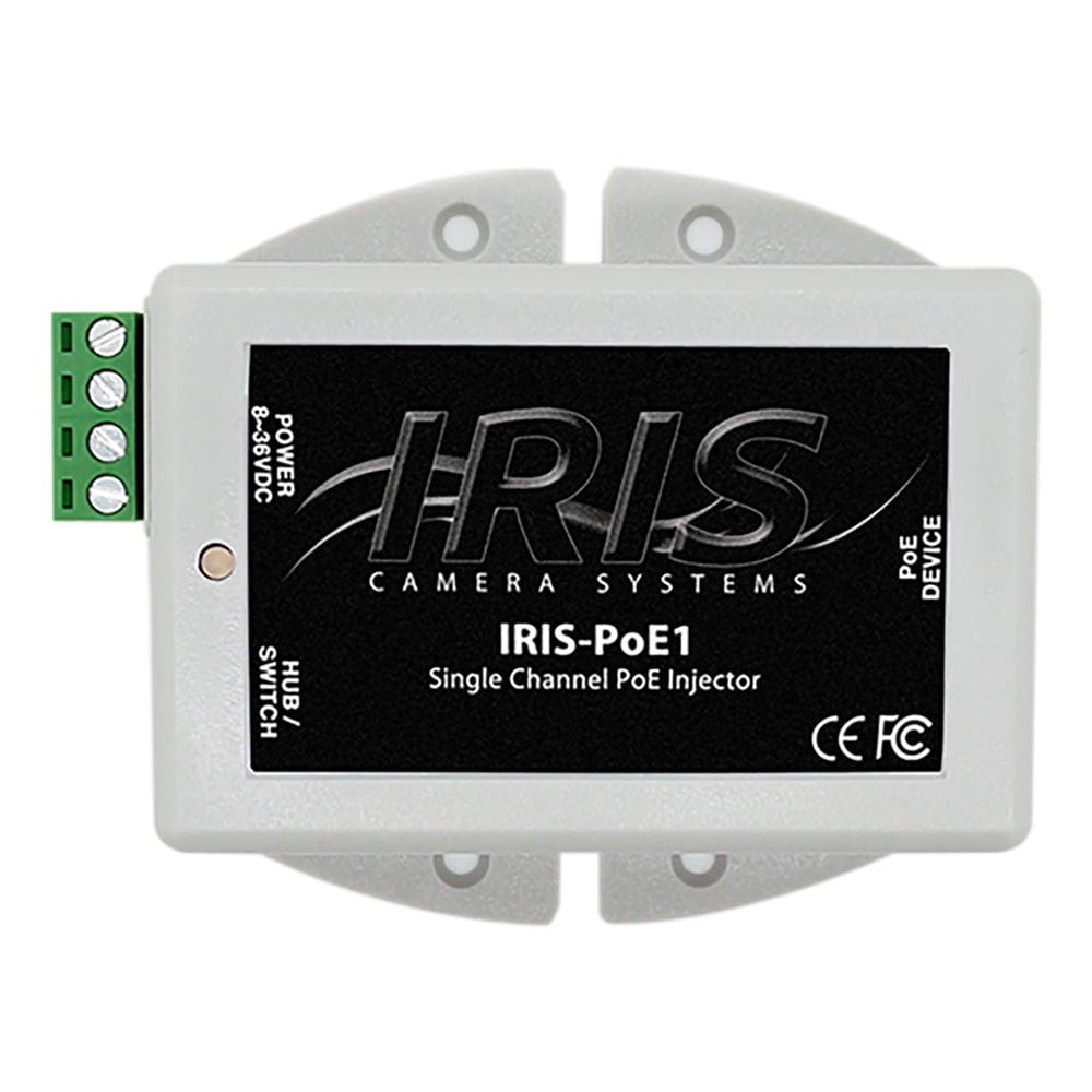 Iris Single Channel PoE Injector - 8-36VDC Input Voltage 48VDC Output [POE1] - The Happy Skipper