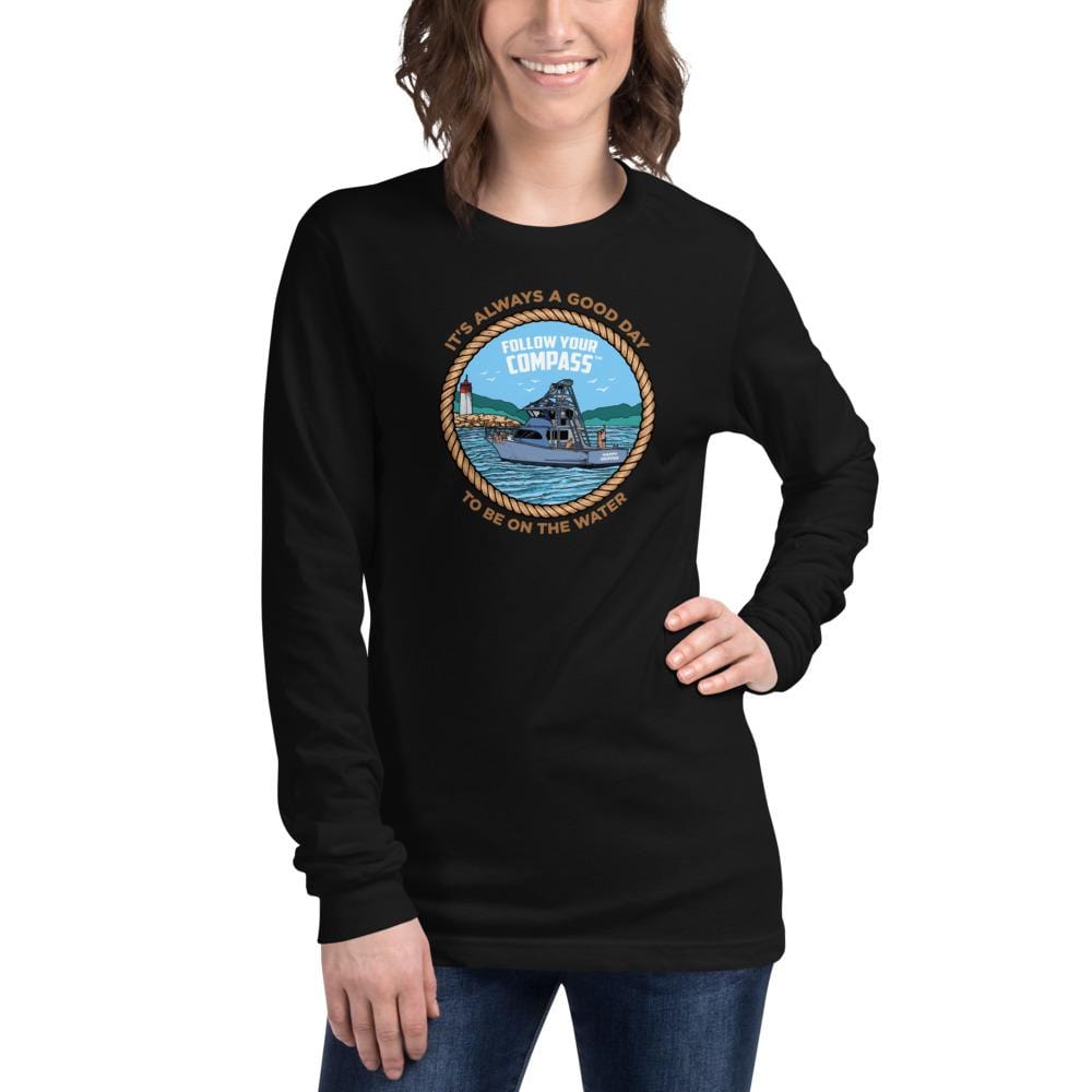 It's Always a Great Day to be on the Water™ Unisex Long Sleeve Tee - The Happy Skipper