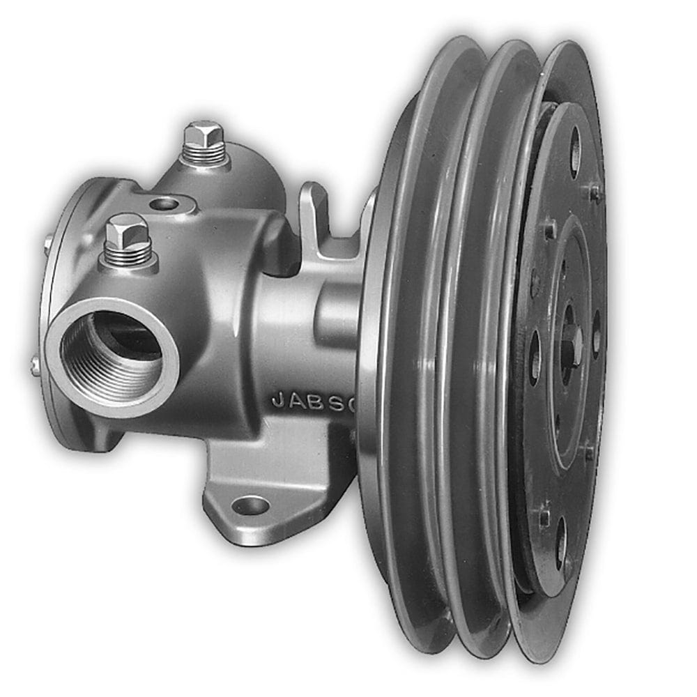 Jabsco 1-1/4" Electric Clutch Pump - Double A Groove Pulley - 12V [11870-0005] - The Happy Skipper