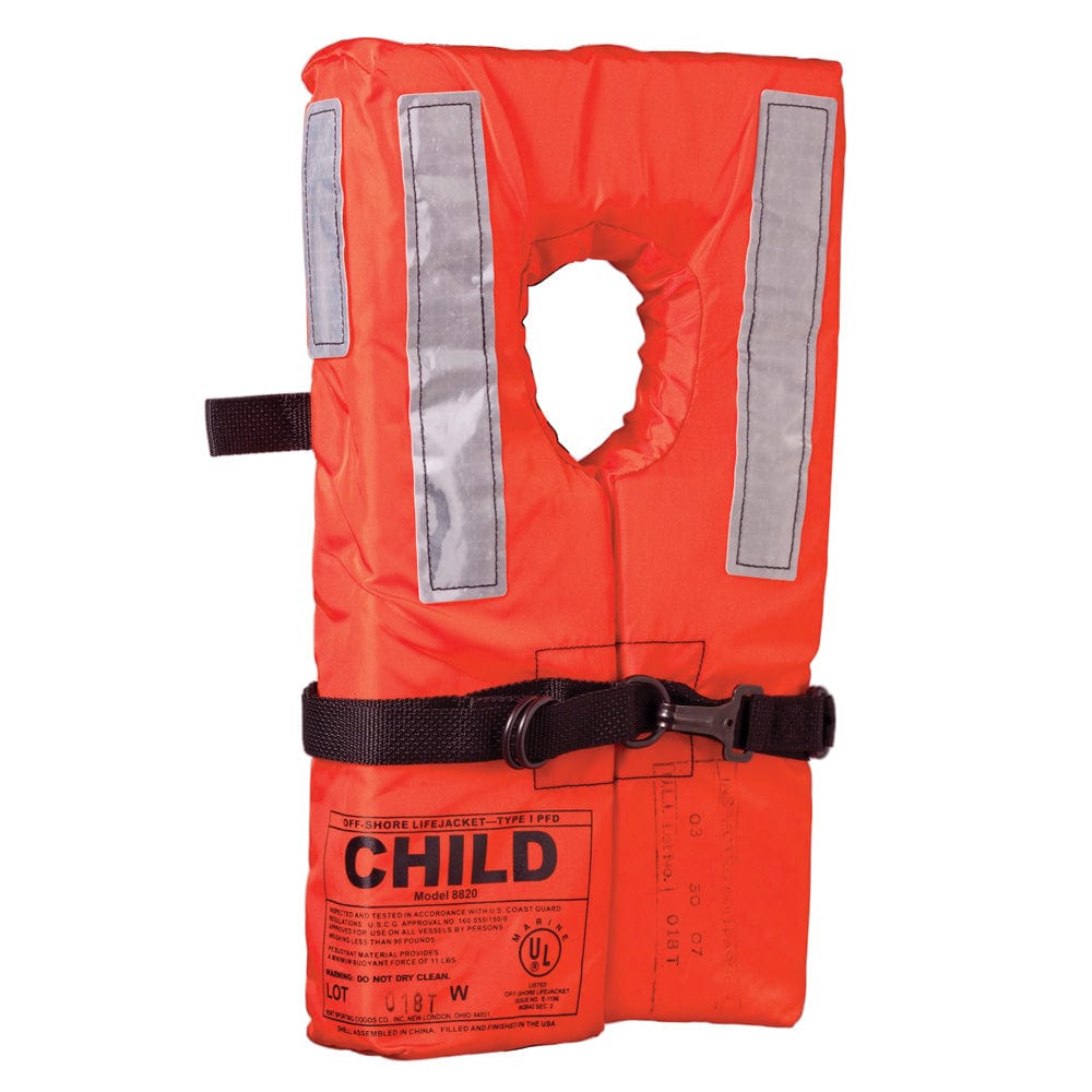 Kent Type 1 Collar Style Life Jacket - Child [100100-200-002-12] - The Happy Skipper