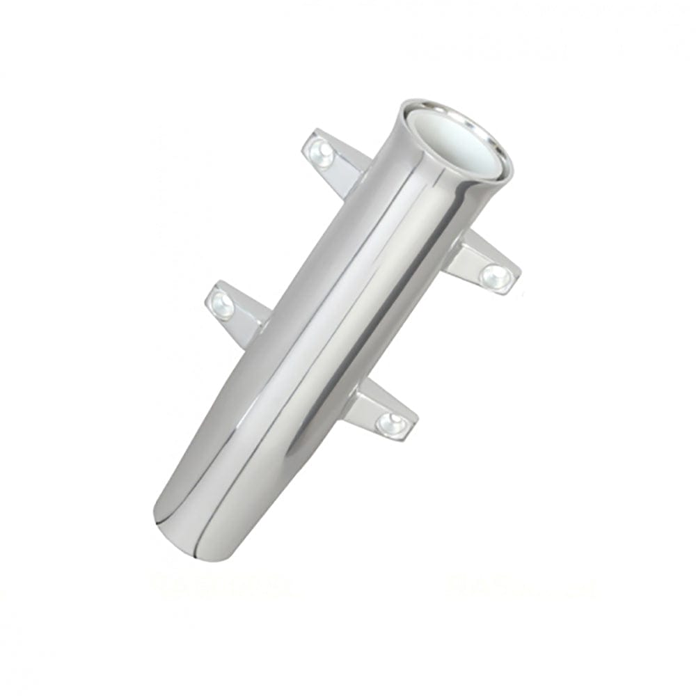 Lees Aluminum Side Mount Rod Holder - Tulip Style - Silver Anodize [RA5000SL] - The Happy Skipper