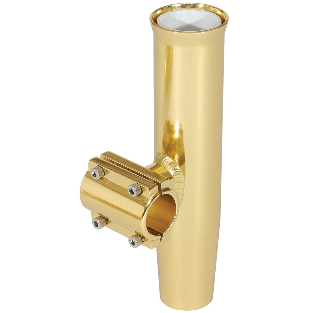 Lee's Clamp-On Rod Holder - Gold Aluminum - Horizontal Mount - Fits 1.315" O.D. Pipe [RA5202GL] - The Happy Skipper
