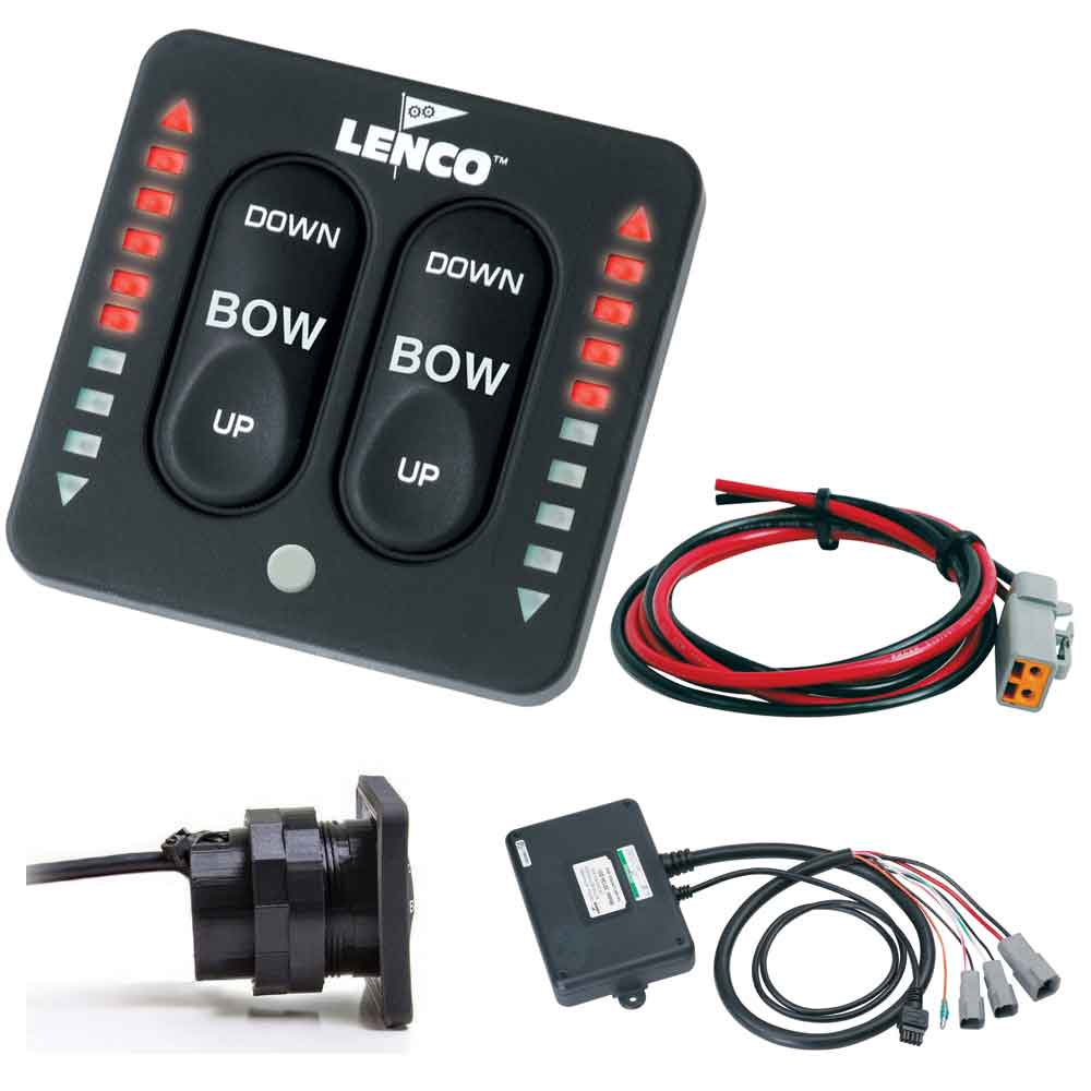 Lenco LED Indicator Two-Piece Tactile Switch Kit w/Pigtail f/Single Actuator Systems [15270-001] - The Happy Skipper