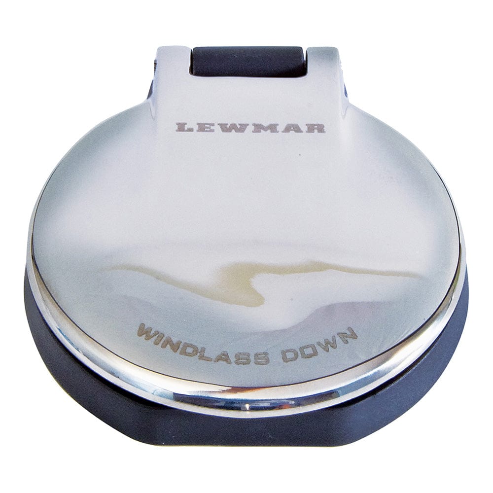 Lewmar Deck Foot Switch - Windlass Down - Stainless Steel [68000888] - The Happy Skipper