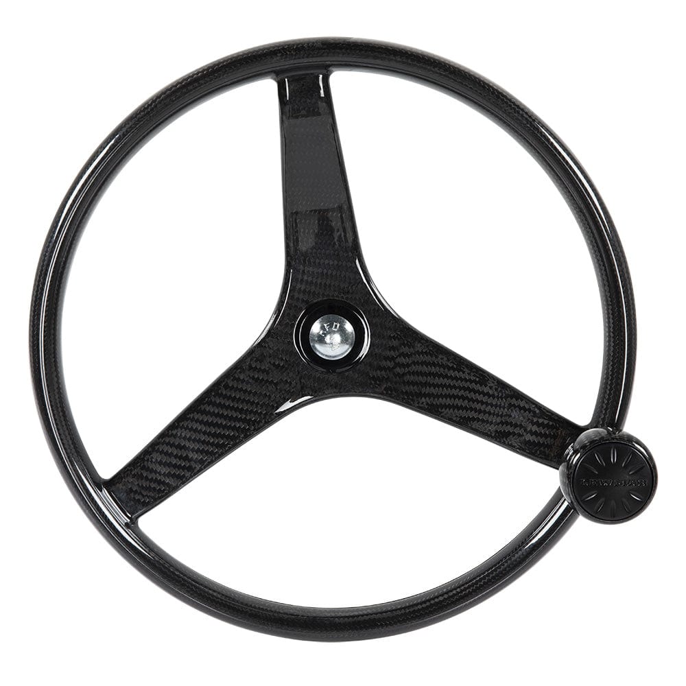 Lewmar Power Grip Carbon Fiber Wheel [89700924] - The Happy Skipper