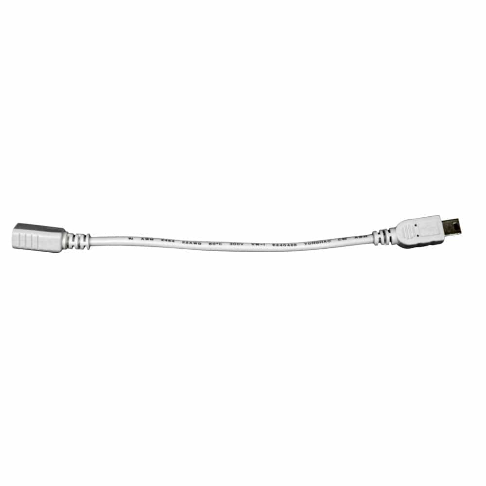 Lunasea 6" Mini USB Special DC Extension Cord - Connects up to 3 Light Bars [LLB-32AH-01-00] - The Happy Skipper