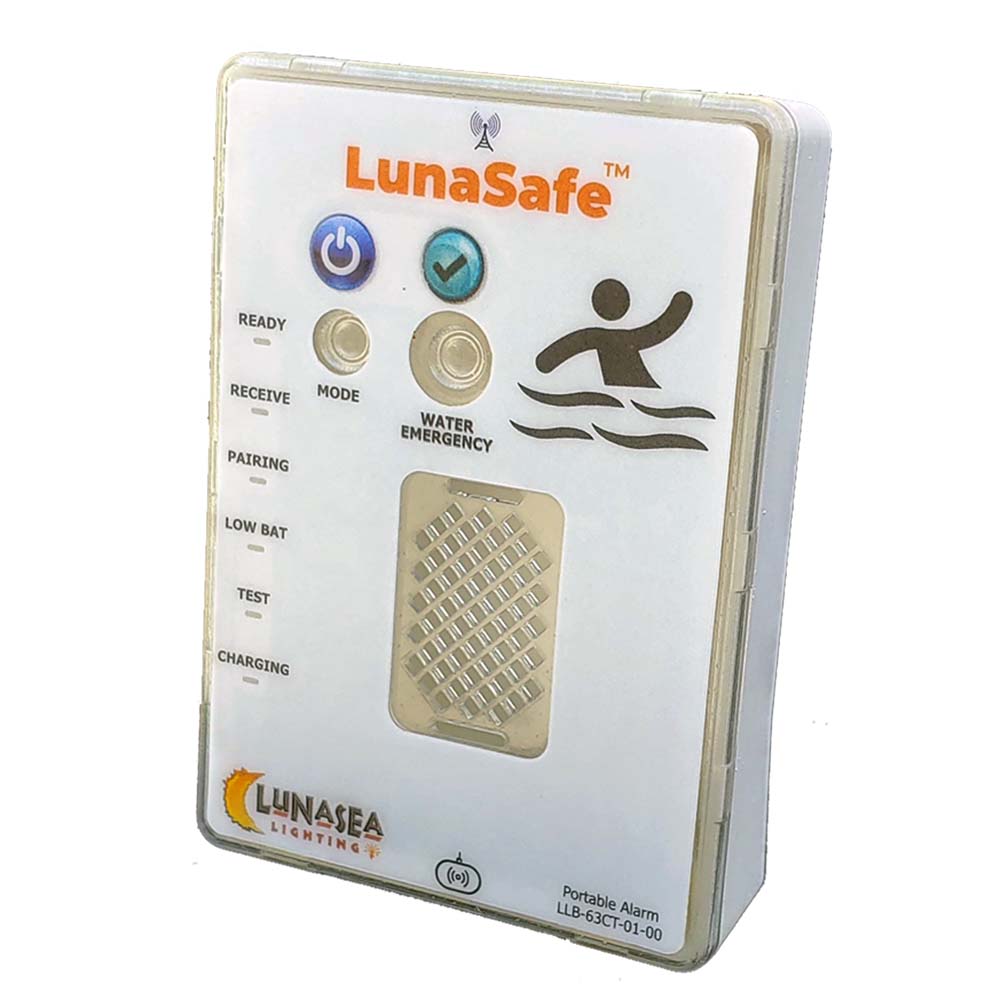 Lunasea Controller f/Audible Alarm Receiver w/Strobe Qi Rechargeable [LLB-63CT-01-00] - The Happy Skipper