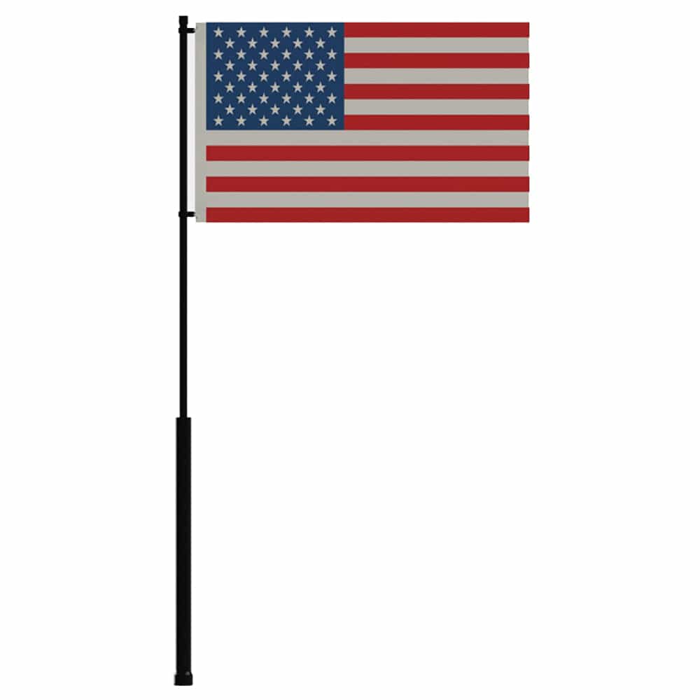 Mate Series Flag Pole - 36" w/USA Flag [FP36USA] - The Happy Skipper