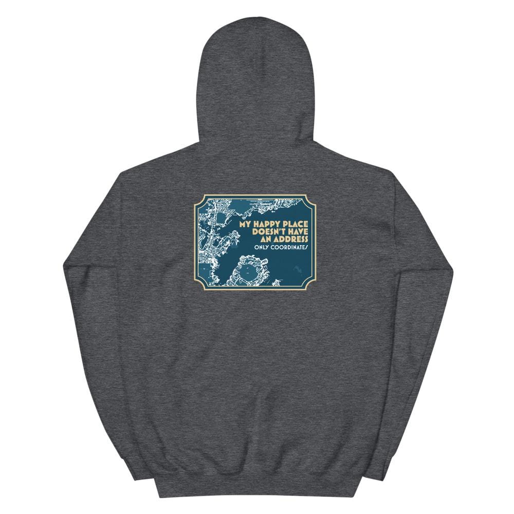 My Happy Place Doesn't Have an Address Only Coordinates™ Unisex Hoodie - The Happy Skipper