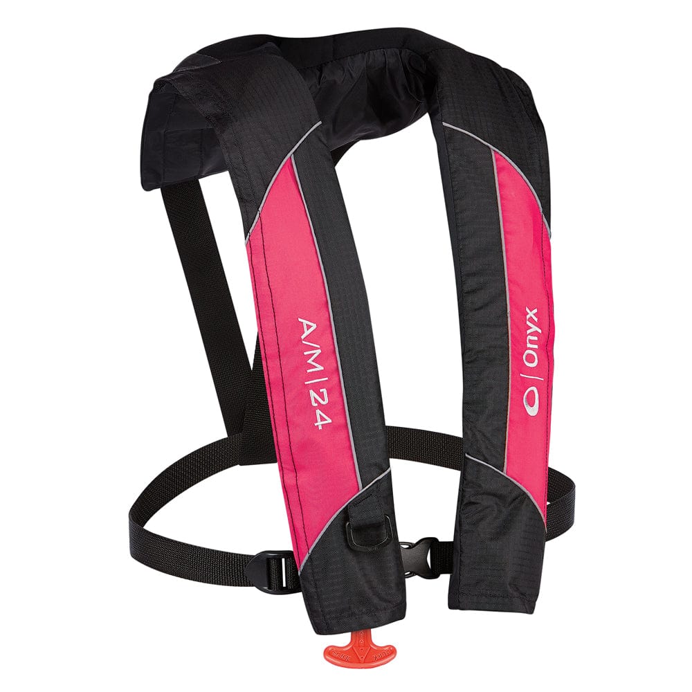 Onyx A/M-24 Automatic/Manual Inflatable PFD Life Jacket - Pink [132000-105-004-14] - The Happy Skipper