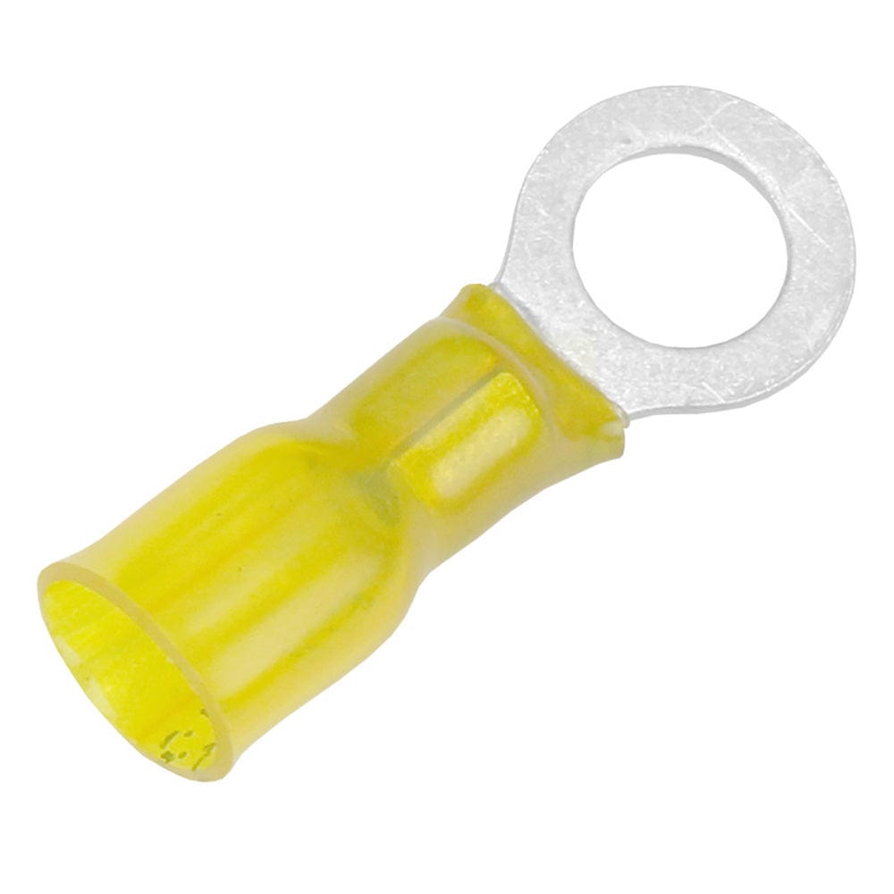 Pacer 12-10 AWG Heat Shrink Ring Terminal - 5/16" Stud Size - 100 Pack [TE10-56R-100] - The Happy Skipper