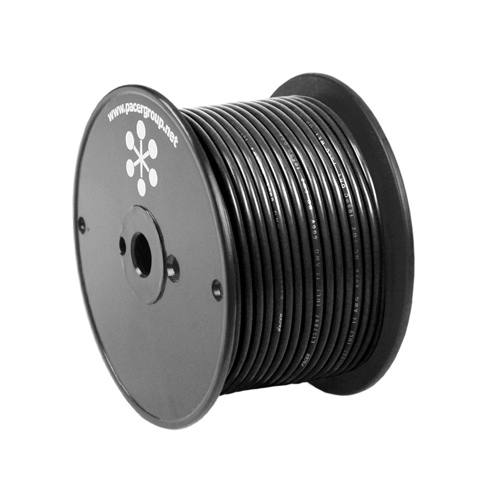 Pacer Black 8 AWG Primary Wire - 100 [WUL8BK-100] - The Happy Skipper