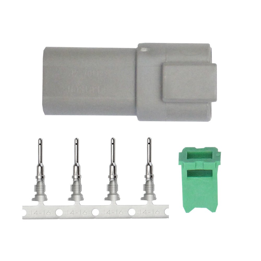 Pacer DT Deutsch Receptacle Repair Kit - 14-18 AWG (4 Position) [TDT04F-4RP] - The Happy Skipper