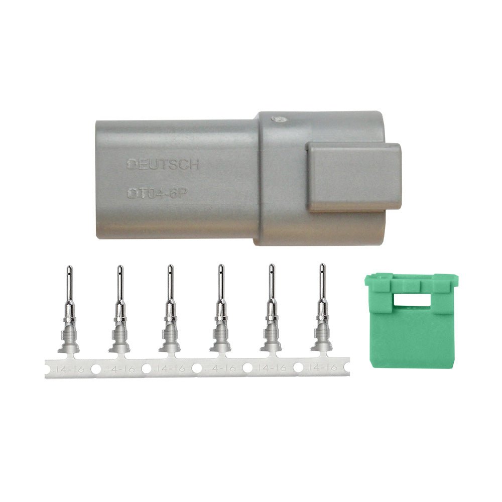 Pacer DT Deutsch Receptacle Repair Kit - 14-18 AWG (6 Position) [TDT04F-6RP] - The Happy Skipper
