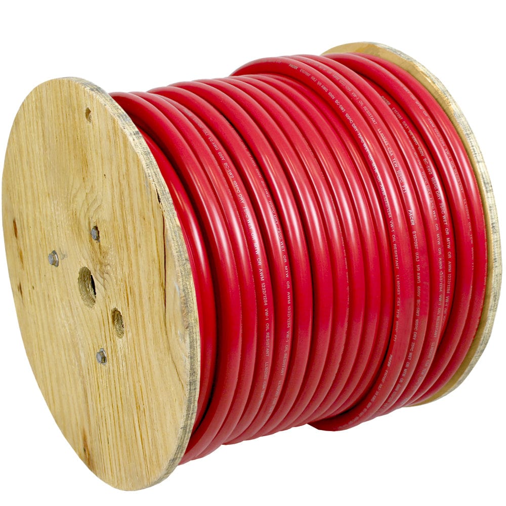 Pacer Red 4 AWG Battery Cable - 250 [WUL4RD-250] - The Happy Skipper