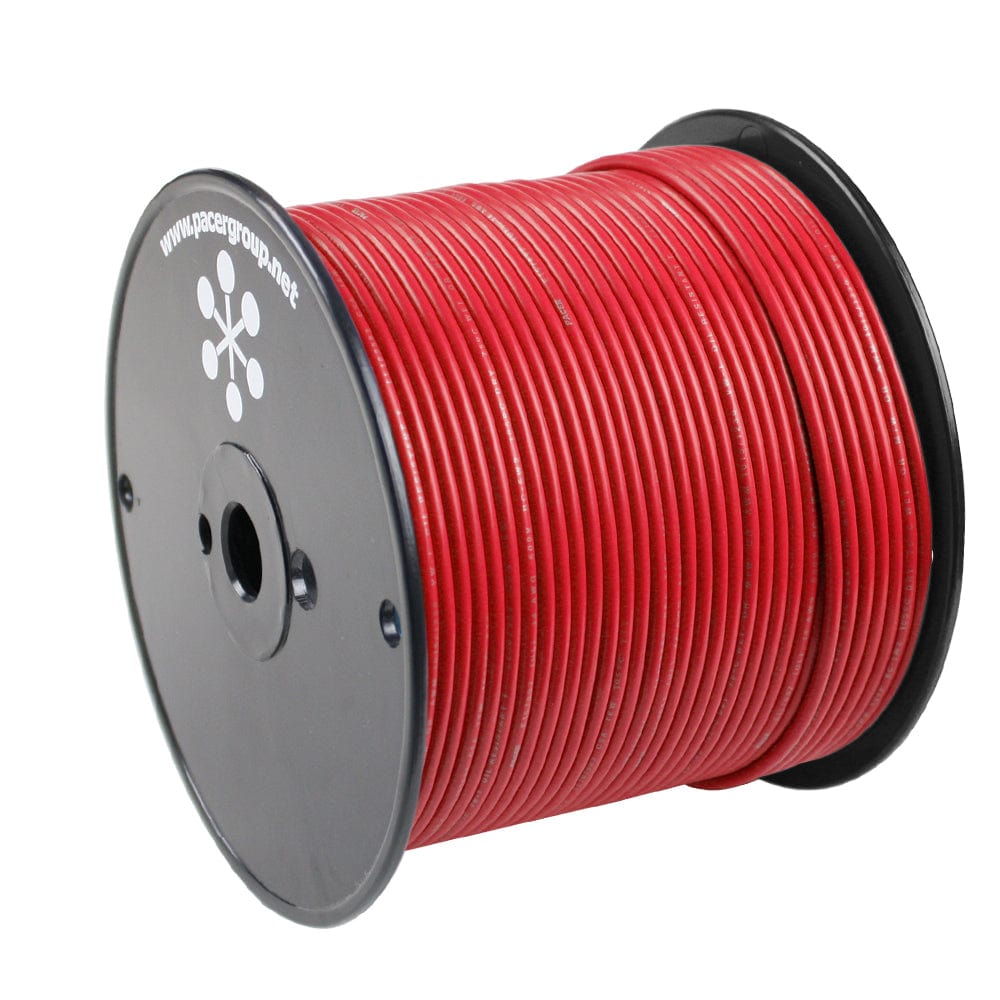 Pacer Red 8 AWG Primary Wire - 500 [WUL8RD-500] - The Happy Skipper
