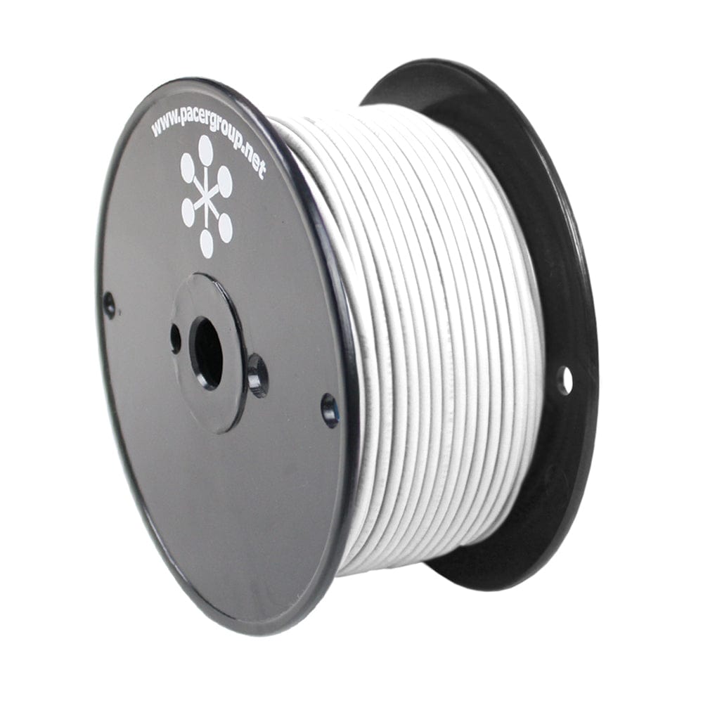 Pacer White 16 AWG Primary Wire - 250 [WUL16WH-250] - The Happy Skipper