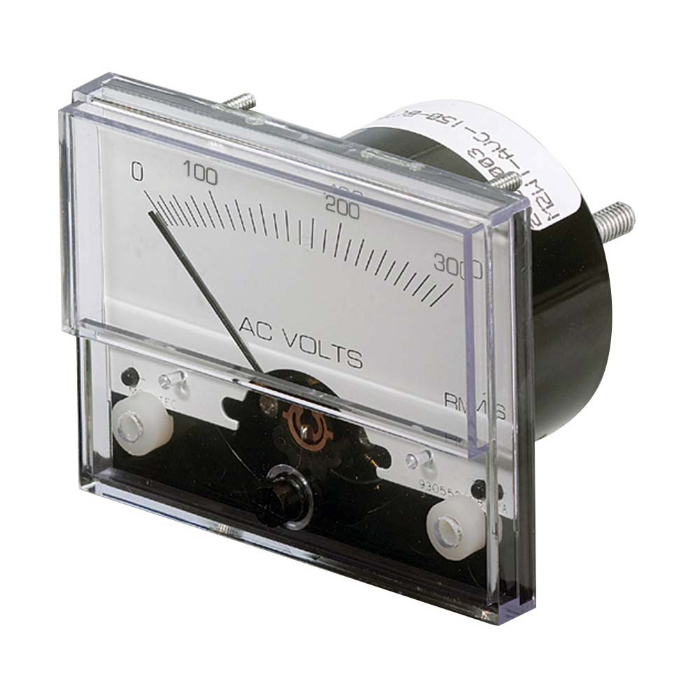 Paneltronics AC Voltmeter 1-1/2" 0-300 VAC Analog [289-050] - The Happy Skipper