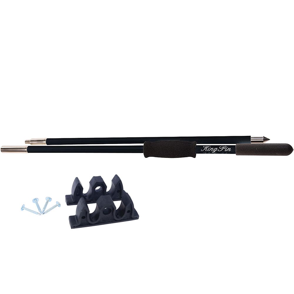 Panther 10 King Pin Anchor Pole - 2-Piece - Black [KPP100B] - The Happy Skipper