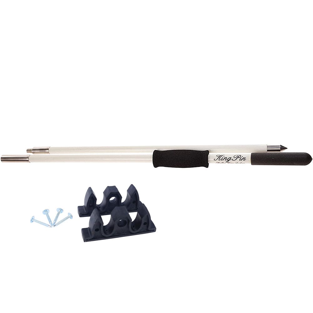 Panther 12 King Pin Anchor Pole - 2-Piece - White [KPP120W] - The Happy Skipper
