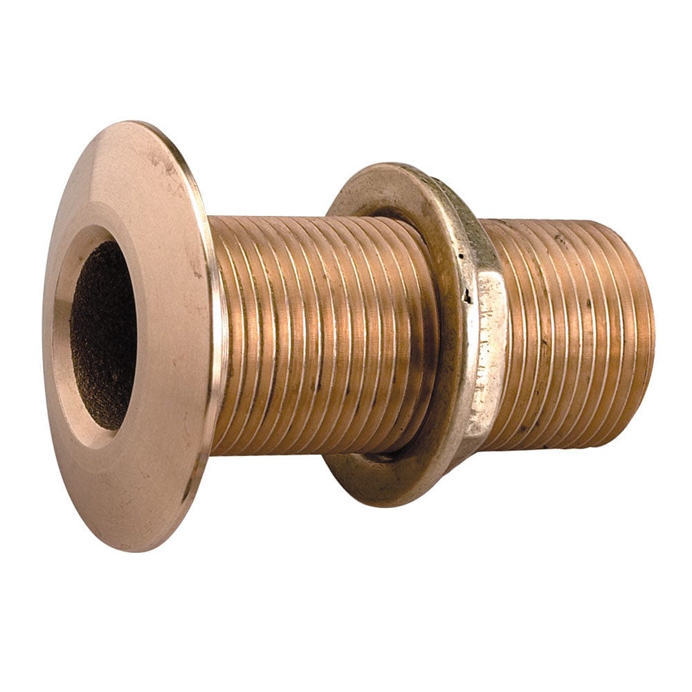 Perko 1-1/4" Thru-Hull Fitting w/Pipe Thread Bronze MADE IN THE USA [0322DP7PLB] - The Happy Skipper