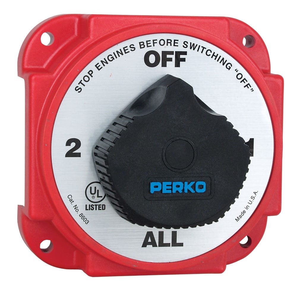 Perko Heavy Duty Battery Selector Switch w/Alternator Field Disconnect [8603DP] - The Happy Skipper